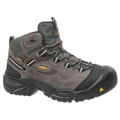 Hiker Boot,9-1/2,D,Gray,Steel,