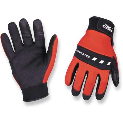 Cold Protection Gloves,M,Red/