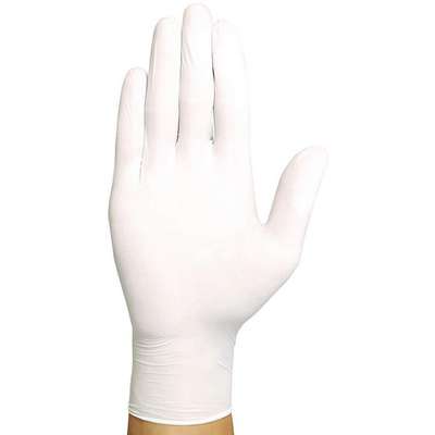 Wht L Vinyl 9inL Disposable Gloves PK100 