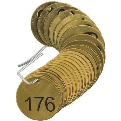 Numbered Tag Set,176 To 200,25