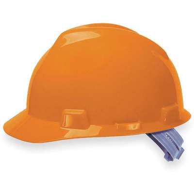 4Rtcht FrtBrim Orange Slotted Hard Hat 