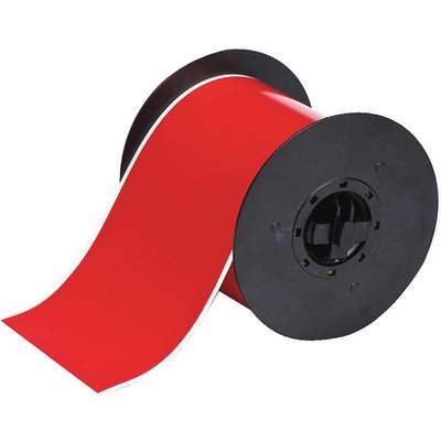 Tape,Red,100 Ft. L,4 In. W