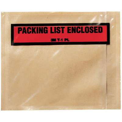 Packing List Envelope,Clear,