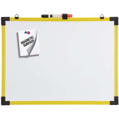 Dry Erase Board,18" W,Yellow