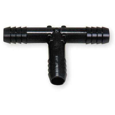Tee,3/4 In, PVC, Barbed Conn