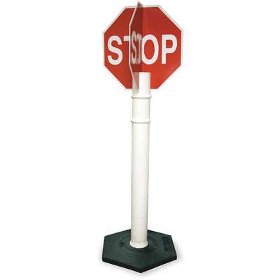 Stop Sign,56"H,18"W,Plastic