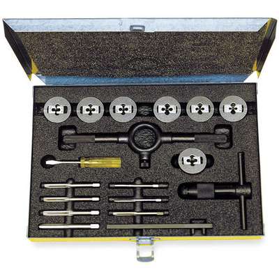 Tap And Die Set,M6 To M18,16pc