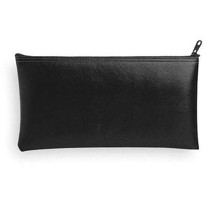 Zippered Cash Bag,6x11,Black