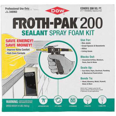 Foam Sealant,Cream,41 Lb.,Gaps/