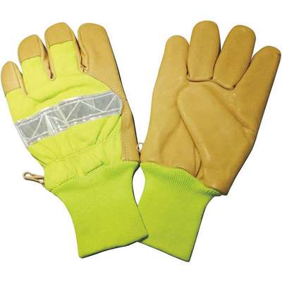 Gloves,Hi-Vis Lime,M,Wtrpf