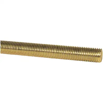 M24-3.0 x 1 m Zinc Plated Steel Threaded Rod 