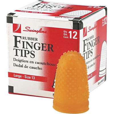 Rubber Finger Tips,Size 13,