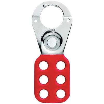 Lockout Hasp,Snap-On,Red,4-1/