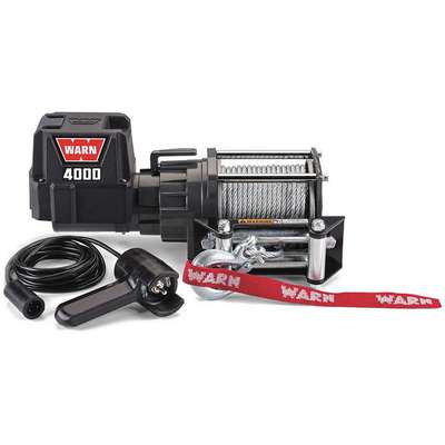 Electric Winch,1-9/10HP,12VDC