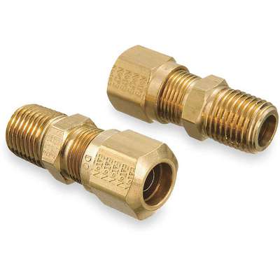 Male Connector,3/8-18,1/4 In