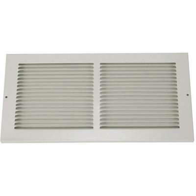 Return Air Grille,6x10 In,White