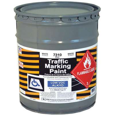 Traffic Marking Paint,White,5
