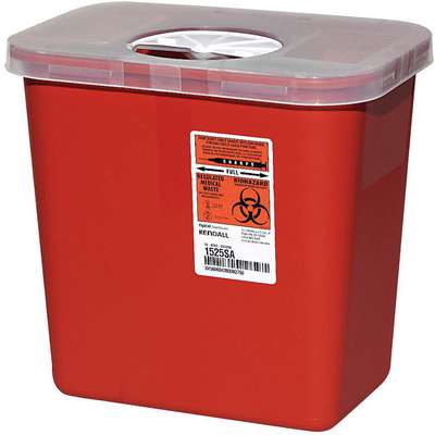 Sharps Container,2 Gal.,Rotor