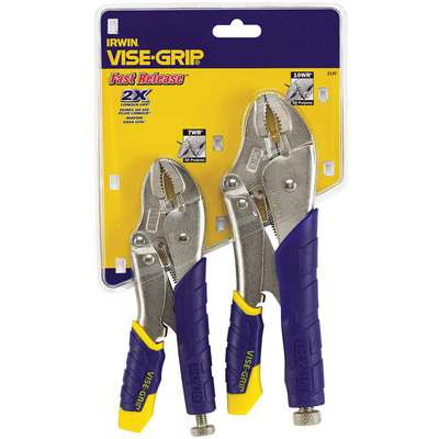 Locking Plier Set,7 And 10 In,