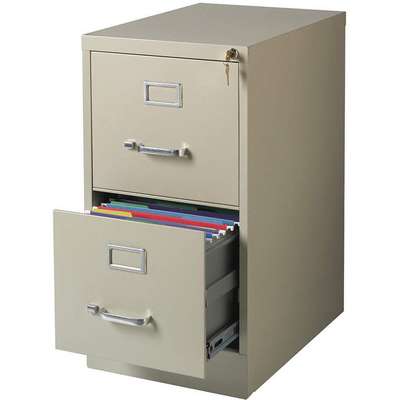 Vertical File Cabinet,Putty,28-