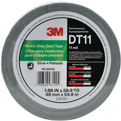 Duct Tape,Silver,11 Mil,54.8m