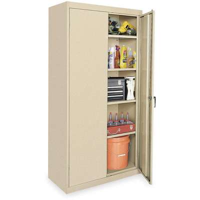 Storage Cabinet,Sand,72 In H,