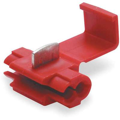 Connector,Red,2 Ports,22-14AWG,