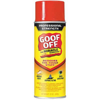 911948-9 Goof Off Adhesive, Grease, Marker, Paint, Tar Remover, 12 oz.,  Aerosol Can, Ready to Use