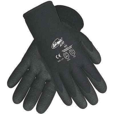 Coated Gloves,M,Black,Pr