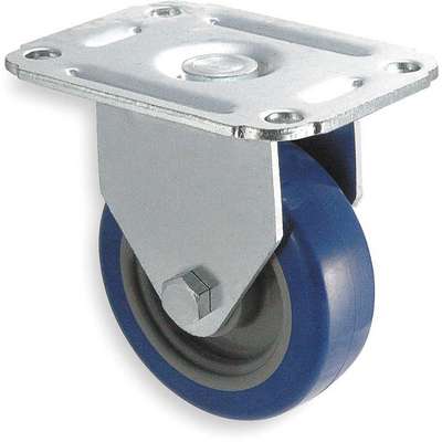 Rigid Plate Caster,Poly,5 In.,