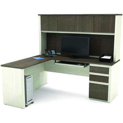 L-Shape Desk,66-13/16 In. H,