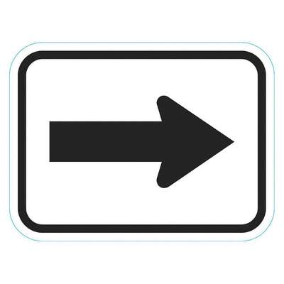 Directional Sign,12" W,9" H,0.