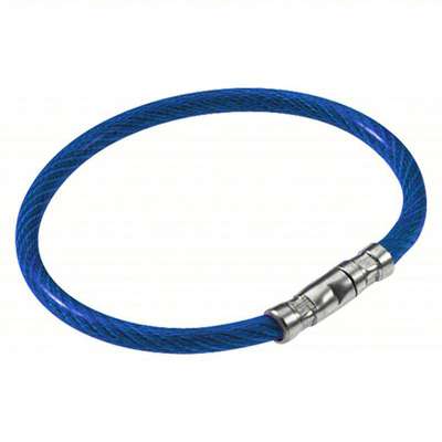 Twist Key Ring, Blue, PK5