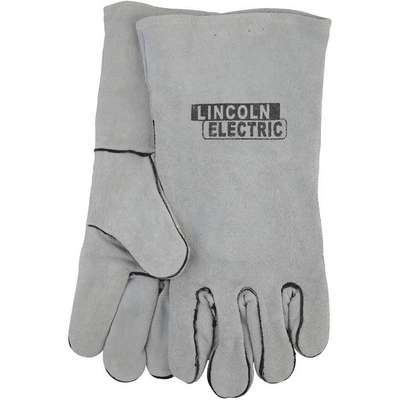 Welding Gloves,Gray,Leather,