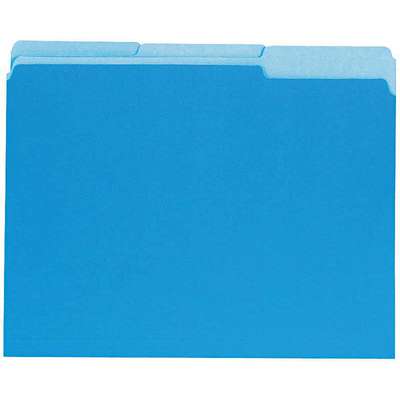 File Folders,Letter,Blue,PK100