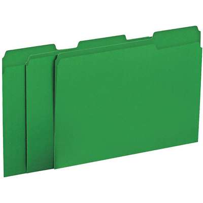 File Folders,Letter,Green,PK100