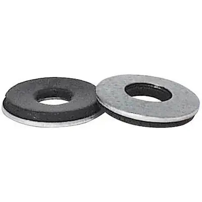 90 X QUALITY FIBREASSORTED IMPERIAL 8 X SIZES FROM 3/16" TO 3/4"SEALING WASHERS 