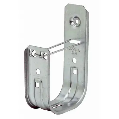 932670-1 B-Line By Eaton J-Hook, Mounting Location Wall, Silver, Screw On,  Max. Bundle Dia. 4 in