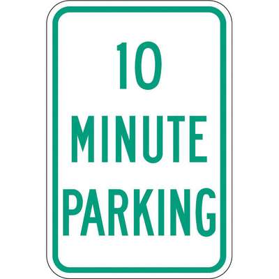 Parking Sign,18"H,12"W,Aluminum