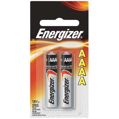 BATTERY ALKALINE AAAA 1.5V PK2 Batteries Non-rechargeable 
