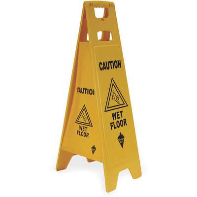 Floor Safety Sign, Caution Wet
