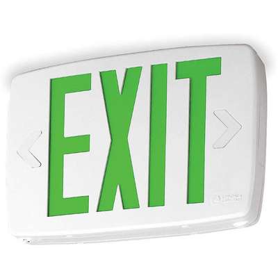 Exit Sign w/ Bttry Back Up,0.