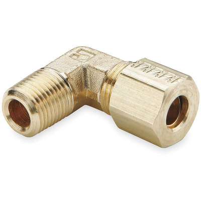 Elbow, 90,Brass,Compxm,3/8In,
