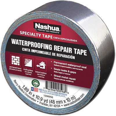 W x 60 yd L Silver Nashua  Foil Tape  2.5 in 