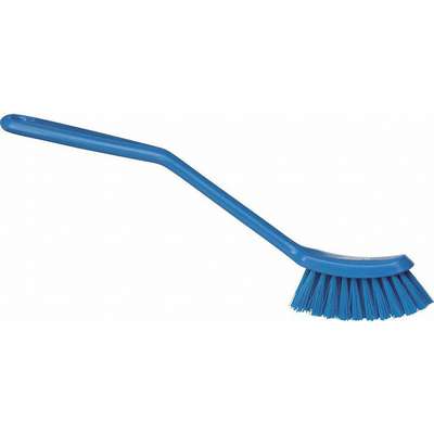 916654-7 Vikan Stiff Bristle Dish Scrub Brush, 1 x 11 inch, Blue