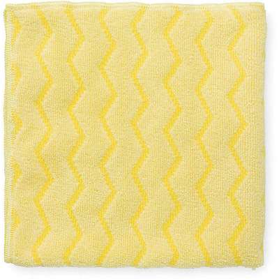 Microfiber Cloth,Yellow,16x16