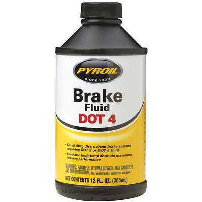 Brake Fluid,12 Oz,Dot 4