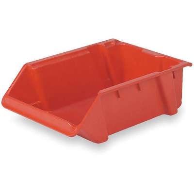Stack And Nest Bin,24 In L,Red