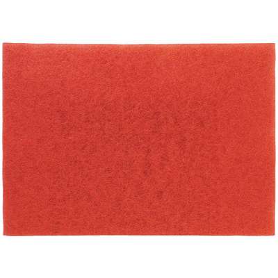 Buffing Pad,12 In x 18 In,Red,