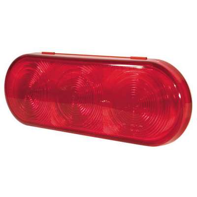 84339 Grote Stop/Turn/Tail Lamp, LED, 3 Diode, Red Oval, 12 V, 54172 ...